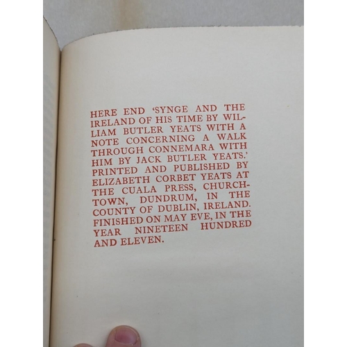 14 - YEATS (William Butler): 'Synge and the Ireland of his Time...with note concerning a walk throug... 