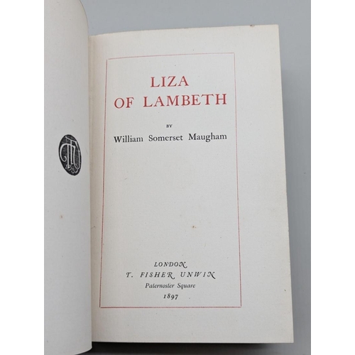 141 - MAUGHAM (Somerset): 'Liza of Lambeth...': London, T Fisher Unwin, 1897: FIRST EDITION: publishe... 