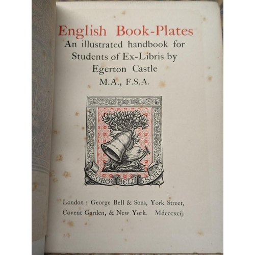 144 - BOOKPLATES: DAVENPORT (Cyril): 'English Heraldic Book-stamps..': London, Constable, 1909: later red ... 