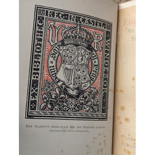 144 - BOOKPLATES: DAVENPORT (Cyril): 'English Heraldic Book-stamps..': London, Constable, 1909: later red ... 