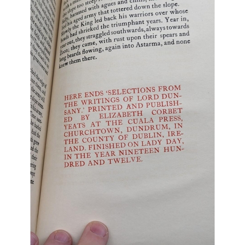 15 - CUALA PRESS: Selections from the Writings of Lord Dunsany..with preface by W B Yeats': one of 2... 