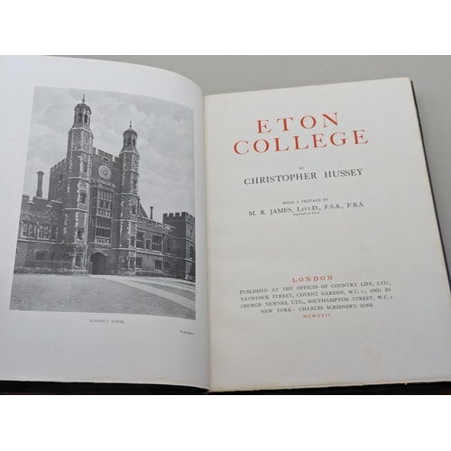 151 - ETON: CHATTOCK (Richard, illustrator): 'Sketches of Eton', London, Sealey, Jackson and Halliday, 187... 