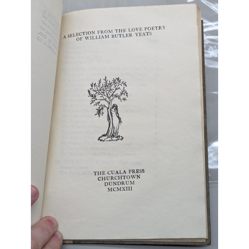 16 - YEATS (William Butler): 'A Selection from the Love Poetry of William Butler Yeats..': Churchtow... 