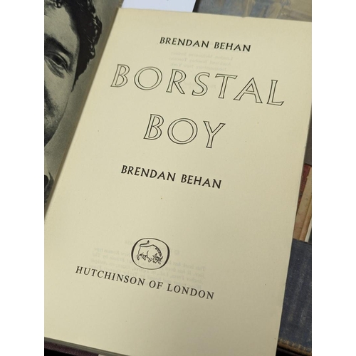 178 - BEHAN (Brendan): 'Borstal Boy': London, Hutchinson, 1958: FIRST EDITION. Publishers plum cloth ... 