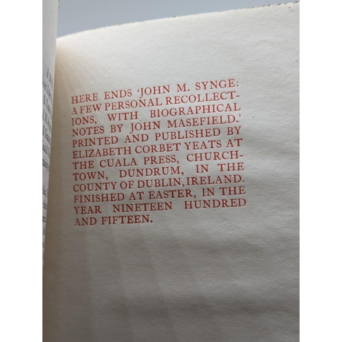 19 - CUALA PRESS: TAGORE (Rabindranath): 'The Post Office: a Play..': Churchtown, Cuala Press, 1914:... 