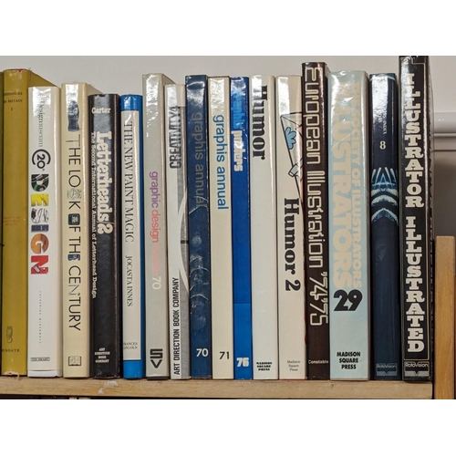 192 - ART AND DESIGN: a large collection of modern publications over 6 shelves, mostly large format public... 