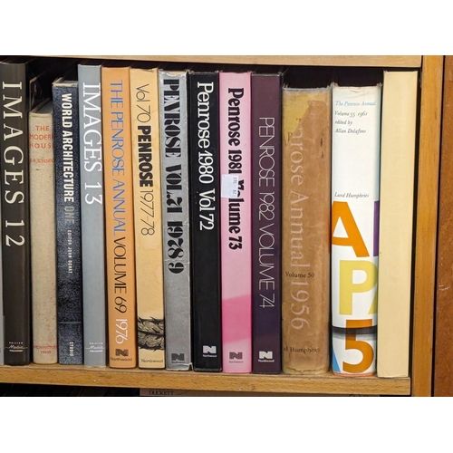 192 - ART AND DESIGN: a large collection of modern publications over 6 shelves, mostly large format public... 