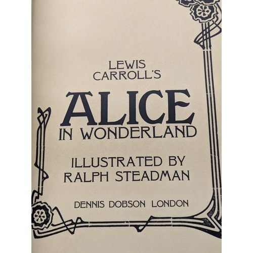 199 - STEADMAN (Ralph, illustrator): 'Lewis Carroll's Alice in Wonderland': London, Dennis Dobson, 19... 