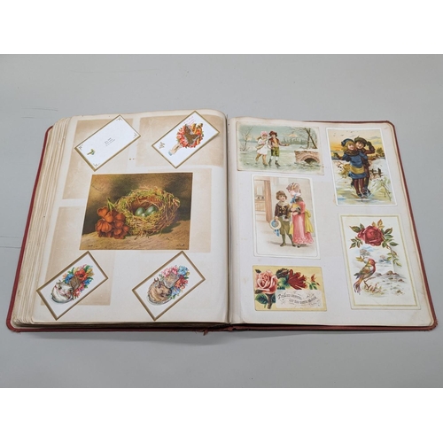 222 - ALBUM: AMERICAN ADVERTISING: good album of several hundred late 19thc American trade cards, advertis... 