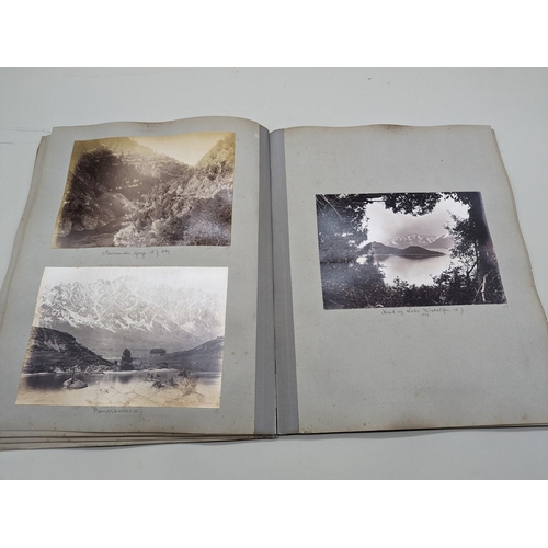 234 - PHOTOGRAPH ALBUM: AUSTRALIA & NEW ZEALAND: album of approx 64 albumen-print photographs, 1880s p... 