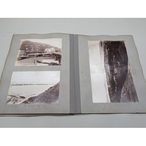 234 - PHOTOGRAPH ALBUM: AUSTRALIA & NEW ZEALAND: album of approx 64 albumen-print photographs, 1880s p... 