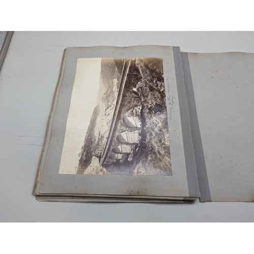 234 - PHOTOGRAPH ALBUM: AUSTRALIA & NEW ZEALAND: album of approx 64 albumen-print photographs, 1880s p... 