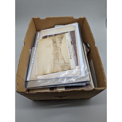 235 - PHOTOGRAPHY: quantity in large box, 19th & 20th century including military, naval and India... 