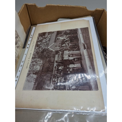 235 - PHOTOGRAPHY: quantity in large box, 19th & 20th century including military, naval and India... 