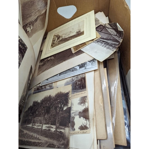 235 - PHOTOGRAPHY: quantity in large box, 19th & 20th century including military, naval and India... 