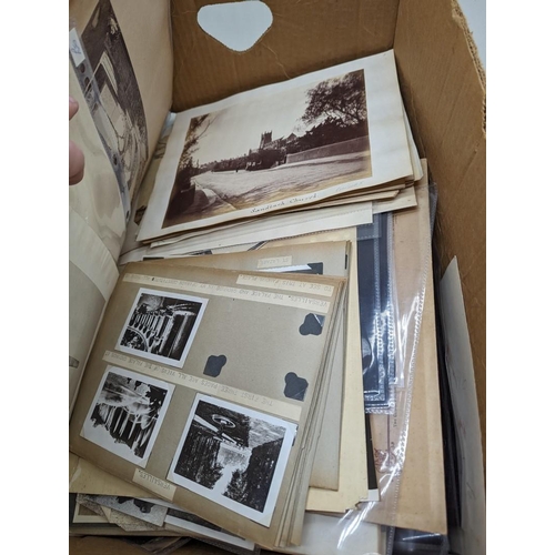 235 - PHOTOGRAPHY: quantity in large box, 19th & 20th century including military, naval and India... 