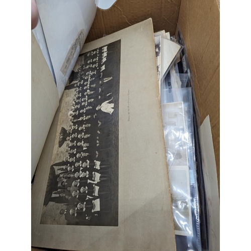 235 - PHOTOGRAPHY: quantity in large box, 19th & 20th century including military, naval and India... 