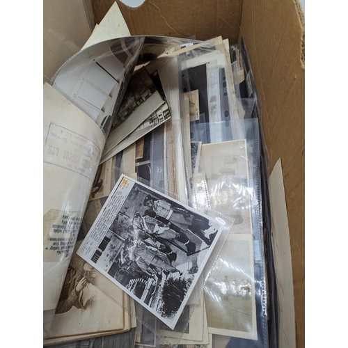 235 - PHOTOGRAPHY: quantity in large box, 19th & 20th century including military, naval and India... 