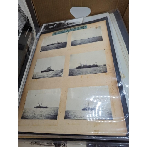 235 - PHOTOGRAPHY: quantity in large box, 19th & 20th century including military, naval and India... 