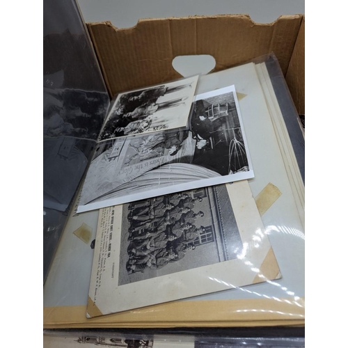 235 - PHOTOGRAPHY: quantity in large box, 19th & 20th century including military, naval and India... 