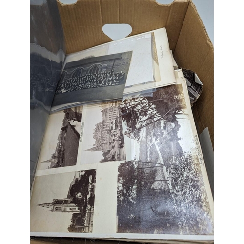 235 - PHOTOGRAPHY: quantity in large box, 19th & 20th century including military, naval and India... 