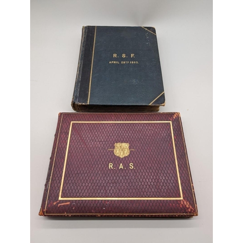 237 - ETON: oblong folio album containing photographs, reports, ephemera relating to one Robin Follett (18... 