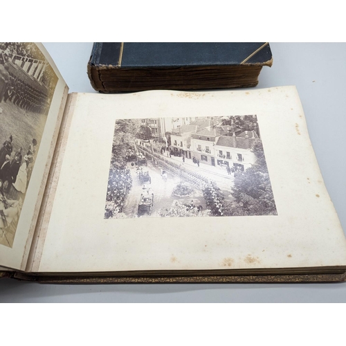 237 - ETON: oblong folio album containing photographs, reports, ephemera relating to one Robin Follett (18... 