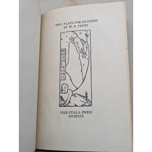 24 - YEATS (William Butler): 'Two Plays for Dancers': Cuala Press, 1919: one of 400 copies, original... 