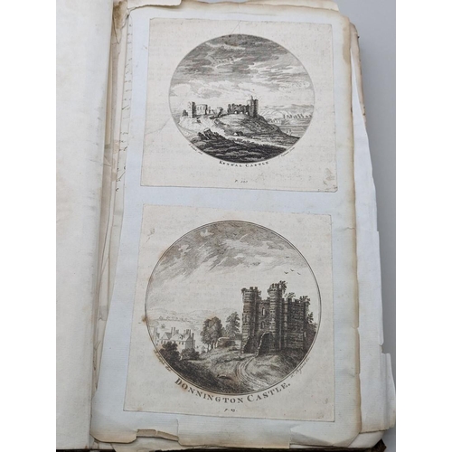 242 - GEORGIAN SCRAPBOOK: an interesting album circa 1820, comprising pasted in scraps, drawings and engra... 