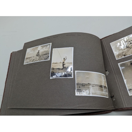 245 - PHOTOGRAPH ALBUM: 1930s-40s period album b/w photographs of Jerusalem, Hebron, street scenes et... 