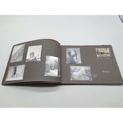 245 - PHOTOGRAPH ALBUM: 1930s-40s period album b/w photographs of Jerusalem, Hebron, street scenes et... 