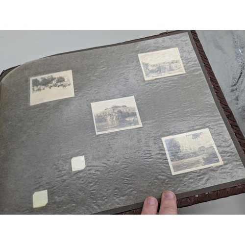 245 - PHOTOGRAPH ALBUM: 1930s-40s period album b/w photographs of Jerusalem, Hebron, street scenes et... 