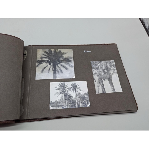 245 - PHOTOGRAPH ALBUM: 1930s-40s period album b/w photographs of Jerusalem, Hebron, street scenes et... 