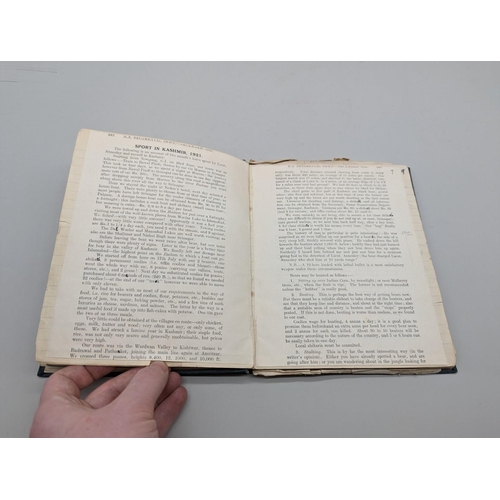 246 - BIG GAME HUNTING: a small volume of notes and cuttings on big game hunting, 1930s period, including ... 