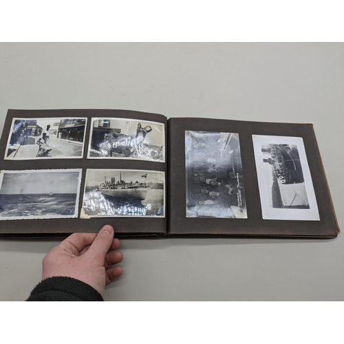 247 - WITHDRAWN FROM SALE PHOTOGRAPH ALBUM: WHALING: album of approx 170 b/w photographs, 1930s, many depi... 