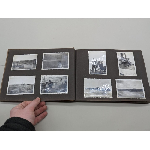 247 - WITHDRAWN FROM SALE PHOTOGRAPH ALBUM: WHALING: album of approx 170 b/w photographs, 1930s, many depi... 