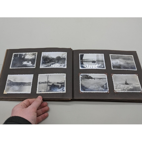 247 - WITHDRAWN FROM SALE PHOTOGRAPH ALBUM: WHALING: album of approx 170 b/w photographs, 1930s, many depi... 