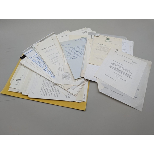 255 - EDWARD HEATH: a bundle of correspondence, late 1960s-70s period, chiefly TLS to George Hutchins... 