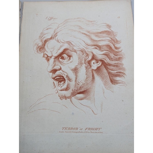 259 - LE BRUN (Monsieur): 'Bowles's Passions of the Soul, represented in several heads; engraved in t... 