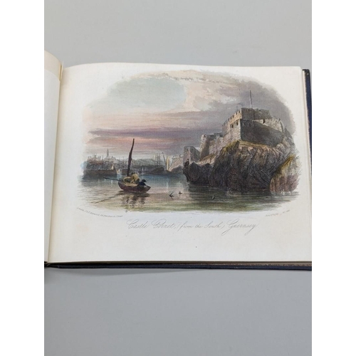 264 - JERSEY, STEEL ENGRAVED VIEWS: an album containing 23 steel engraved views of Jersey, all with o... 