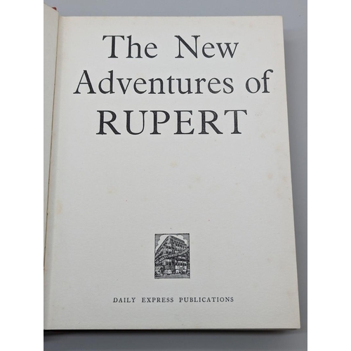 270 - BESTALL (Alfred E): 'The New Adventures of Rupert..': FIRST EDITION, illustrations printed in red an... 