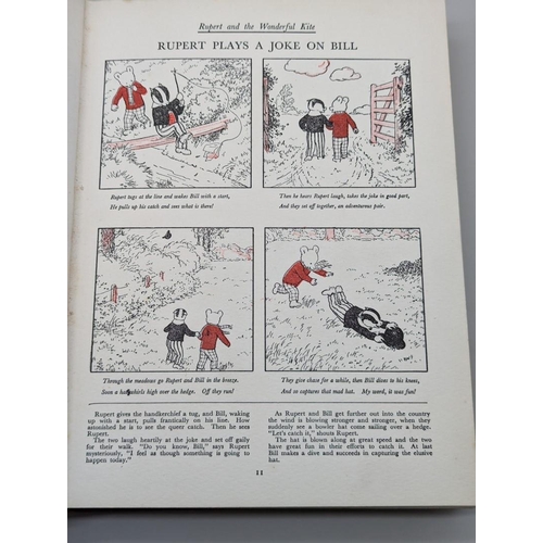 270 - BESTALL (Alfred E): 'The New Adventures of Rupert..': FIRST EDITION, illustrations printed in red an... 