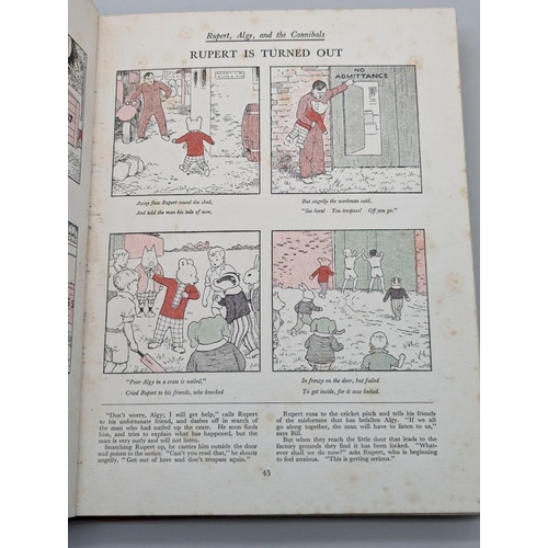 270 - BESTALL (Alfred E): 'The New Adventures of Rupert..': FIRST EDITION, illustrations printed in red an... 