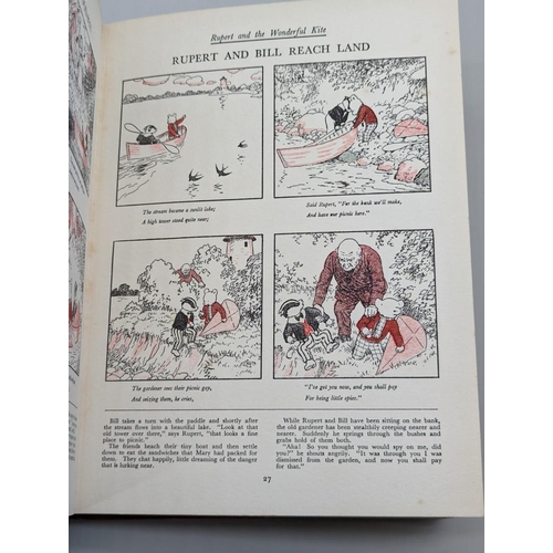 270 - BESTALL (Alfred E): 'The New Adventures of Rupert..': FIRST EDITION, illustrations printed in red an... 