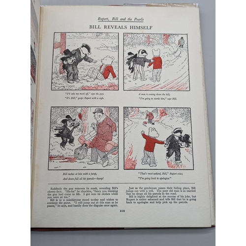 270 - BESTALL (Alfred E): 'The New Adventures of Rupert..': FIRST EDITION, illustrations printed in red an... 