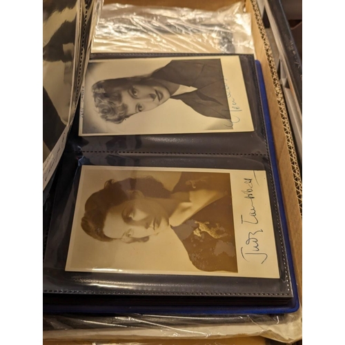 271 - FILM/ENTERTAINMENT: autographs, photographs and other ephemera, a large and varied collection i... 