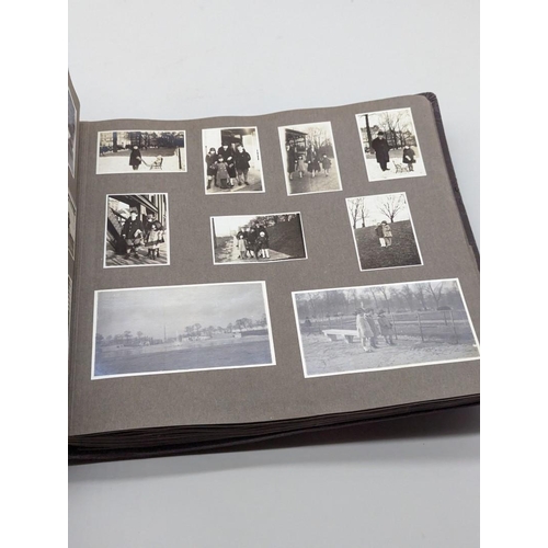 276 - PHOTOGRAPH ALBUM: album of approx 400+ b/w photographs, 1930s period, inc. good image of Edward... 