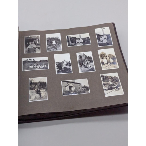 276 - PHOTOGRAPH ALBUM: album of approx 400+ b/w photographs, 1930s period, inc. good image of Edward... 