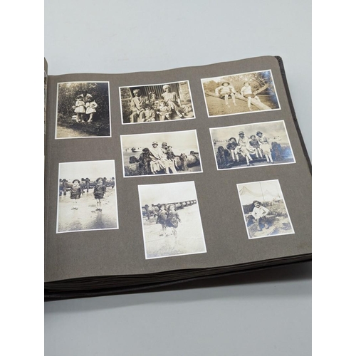 276 - PHOTOGRAPH ALBUM: album of approx 400+ b/w photographs, 1930s period, inc. good image of Edward... 