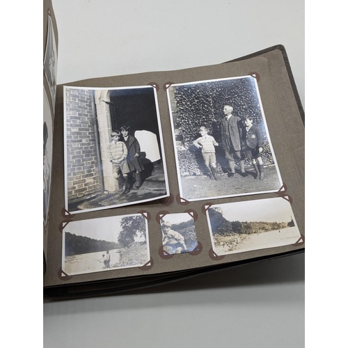 276 - PHOTOGRAPH ALBUM: album of approx 400+ b/w photographs, 1930s period, inc. good image of Edward... 